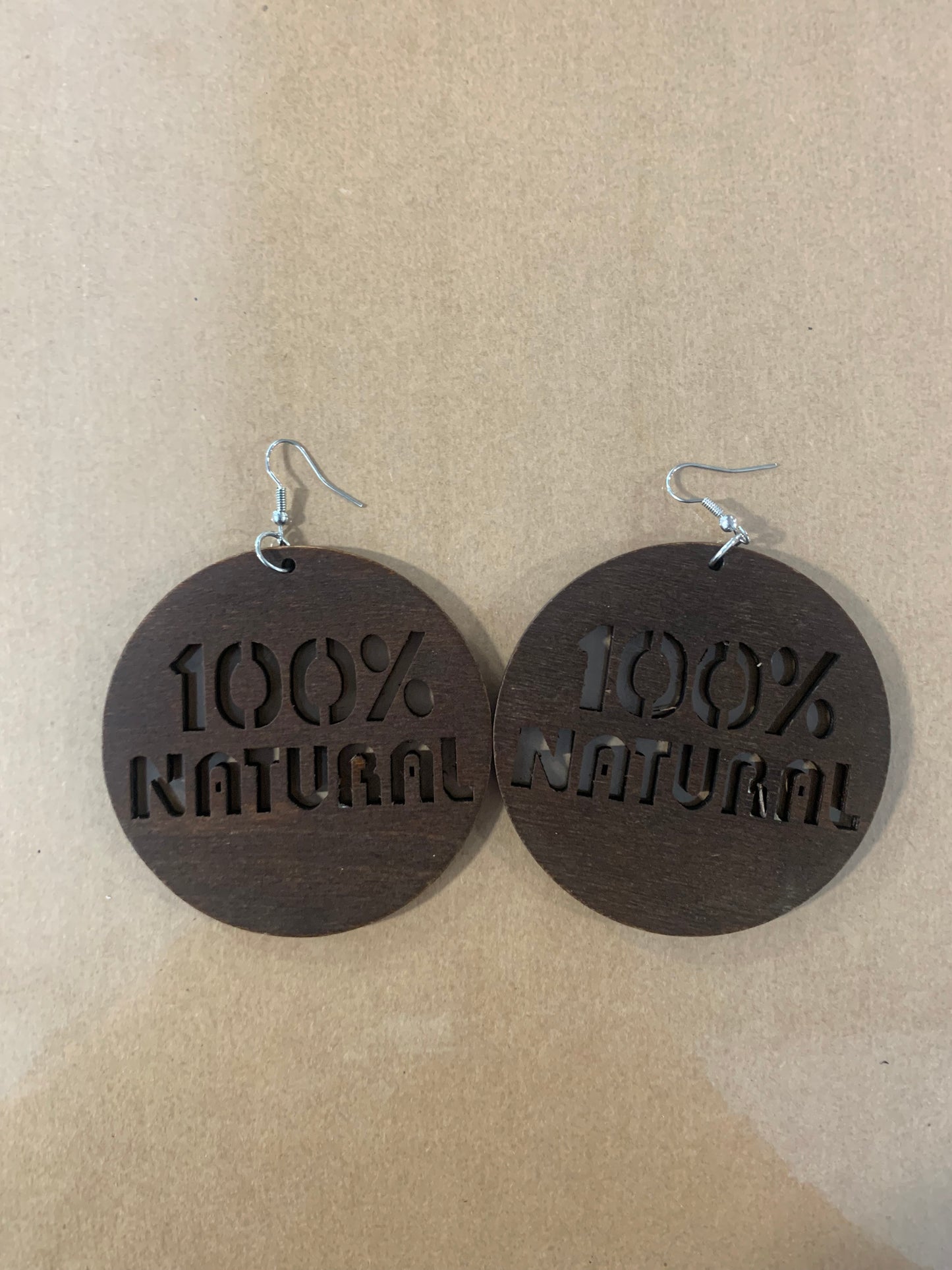 100% Natural Wooden Earrings